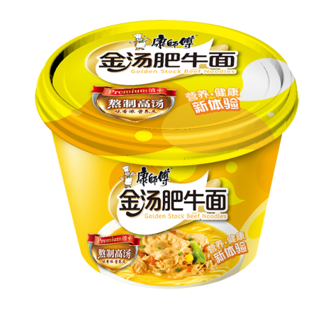 康师傅金汤肥牛桶面 112g