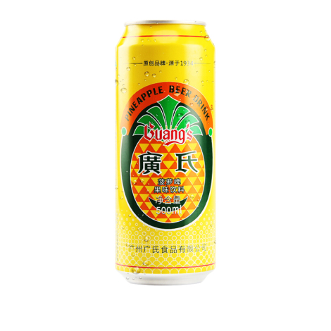 广氏菠萝啤果味饮料 500ml